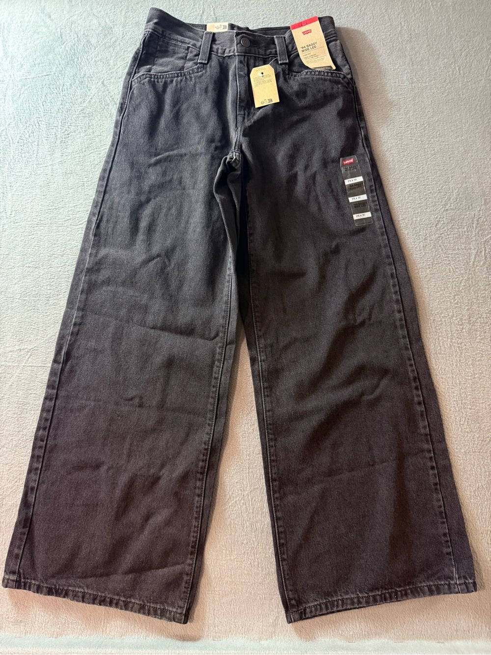 Levi's - Women’s Black 94’ Baggy Wide-Leg Jeans
